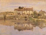 Jean-francois raffaelli House on the Banks of the Oise oil painting reproduction